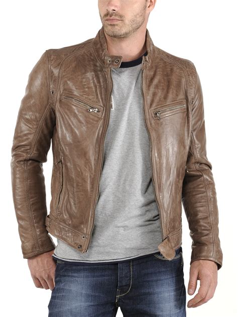 Veste En Cuir Homme